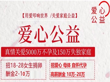 临朐捐卵助孕生子 爱心志愿者招募